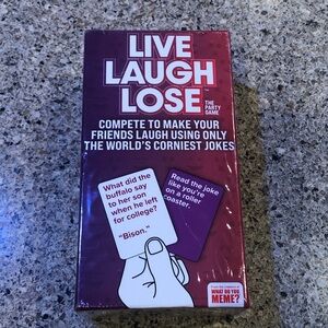 Live Laugh Lose Party Game New